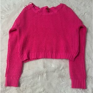 BONGO L/G Loud dark pink sweater